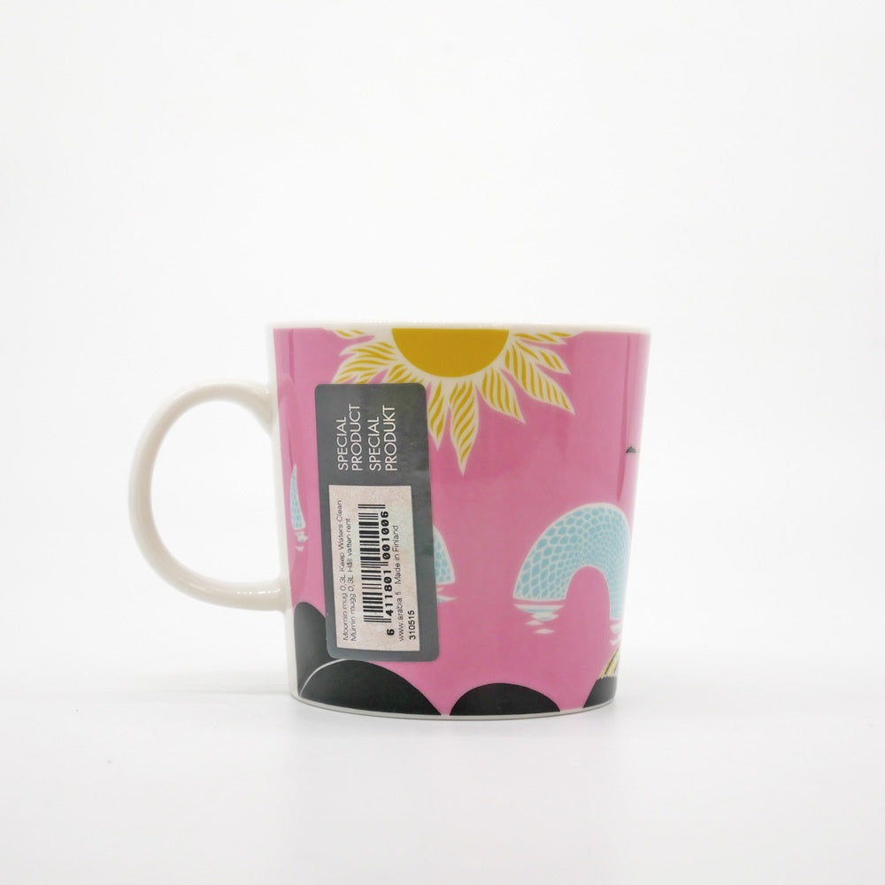 アラビア ARABIA ムーミンマグ MOOMIN キープウォータークリーン 2015年 スウェーデン限定 フィンランド 北欧食器 ●