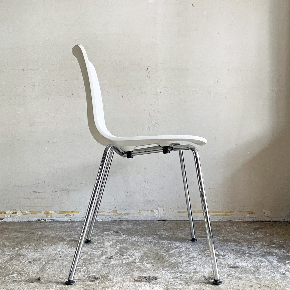 ヴィトラ vitra ハル チューブ HAL Tube サイドチェア ダイニングチェア ホワイト パウダーコート スチール脚 屋外使用可 ジャスパー・モリソン B ■