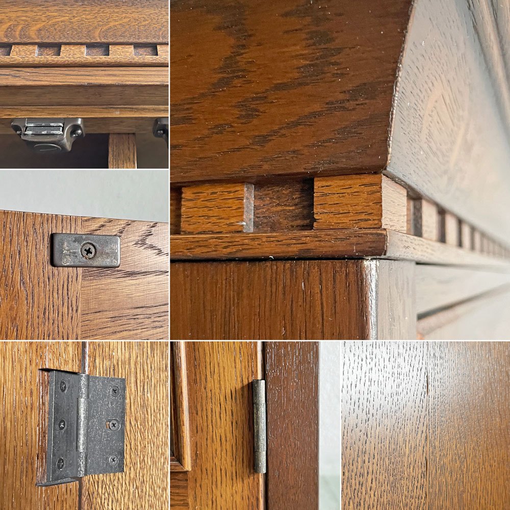 上坂木材 ブルックス Brooks ブックボード 本棚 ガラス収納棚 ナラ材 W90.5cm ヨーロピアンクラシカルスタイル IDC大塚取扱 旭川家具 〓