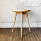 冨士ファニチア FUJI FURNITURE ナギ Nagi サイドテーブル T04510S オーク材 天板Φ40cm 小林幹也 定価￥44,000- ◎