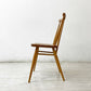 アーコール Ercol スティックバックチェア ダイニングチェア エルム材 UKビンテージ Vintage 英国家具 ●