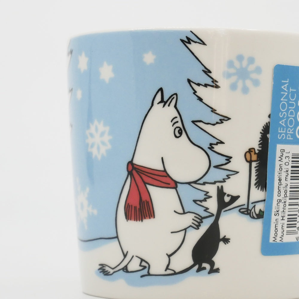 アラビア ARABIA ムーミンマグ MOOMIN スキー競技 Moomin Skiing competition 2010 冬限定 ●
