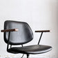 クラッシュゲート CRASHGATE ノットアンティークス Knot Antiques アボック ABOCK デスクチェア ブラック オーク材 肘付き 展示美品 ■