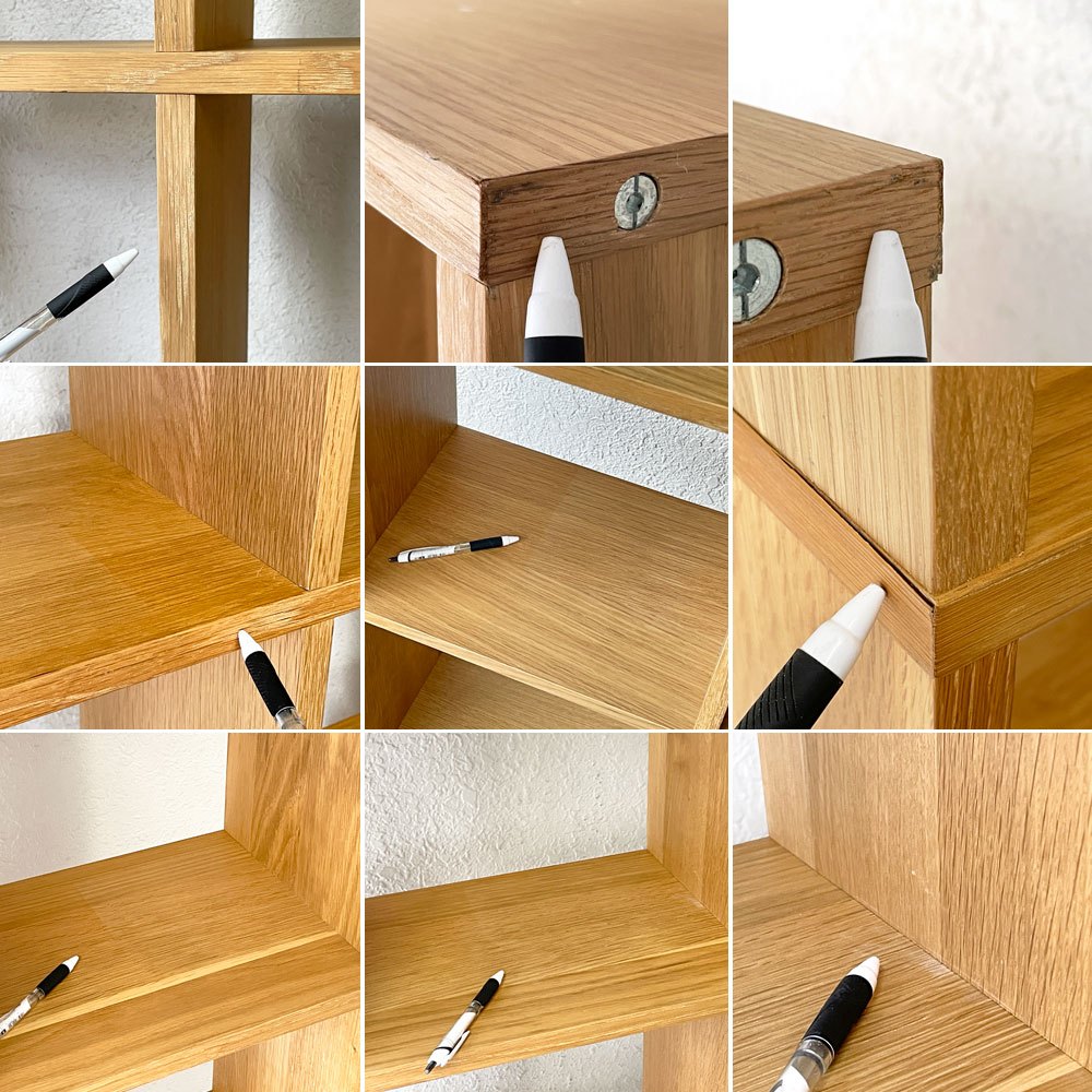無印良品 MUJI スタッキングシェルフ 3列5段 オーク材 オープンシェルフ ナチュラルモダン 定価49,900円 ◇