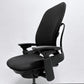 スチールケース Steelcase リープチェア Leap デスクチェア エルゴノミクスチェア 高機能チェア キャスター付き ファブリック ブラック ●