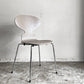フリッツハンセン Fritz Hansen アントチェア ANT CHAIR 4本脚 ディープクレイ カラードアッシュ アルネ・ヤコブセン デンマーク 美品 ■