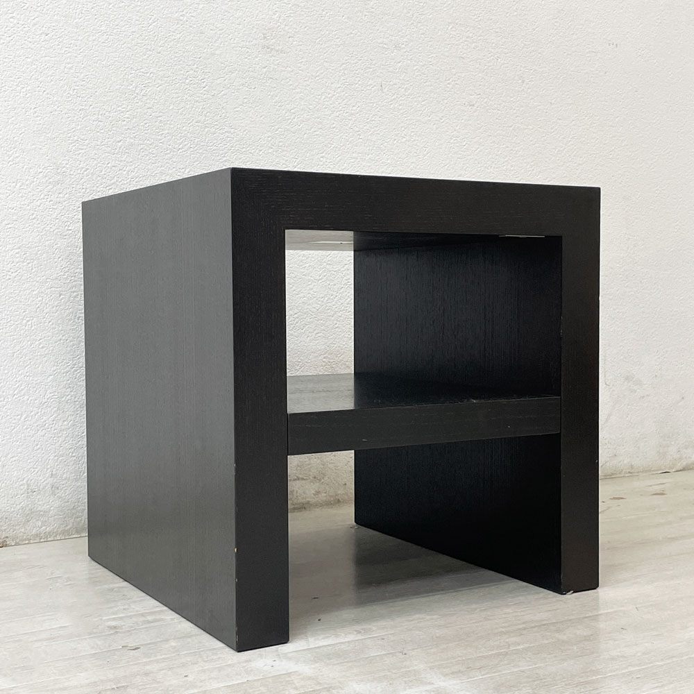 カッシーナイクスシー Cassina ixc ゼン ZEN サイドテーブル アッシュ材 ダークブラウン カトリーヌ・メミ モダンデザイン ●