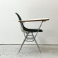ハーマンミラー Herman Miller サイドシェルチェア セカンド 2nd ビンテージ アプホルスター スクールベース スタッキングベース 肘掛けテーブル付 イームズ ミッドセンチュリー A ●
