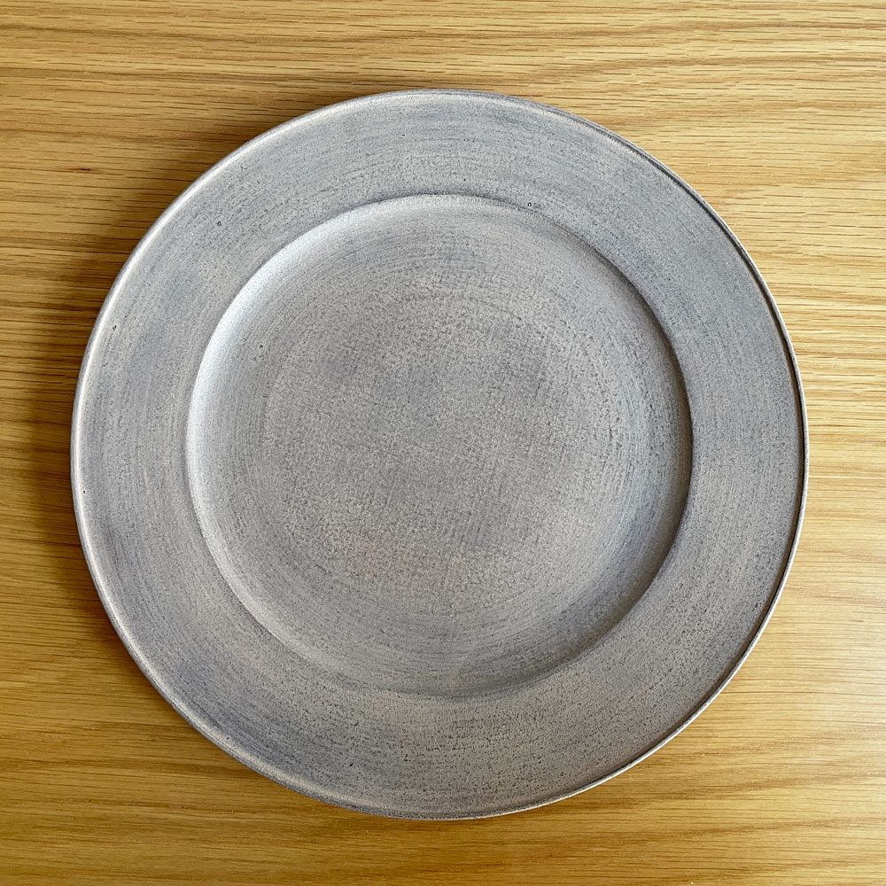 富井貴志 Takashi Tomii 白漆 リム皿 27cm ホオノキ 木製プレート 木工 現代作家 定価￥16,500- ♪