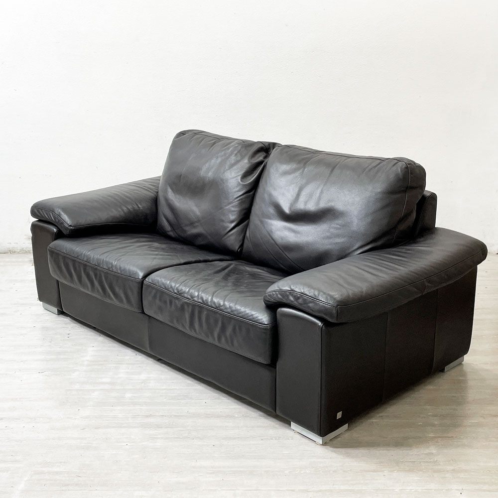 アクタス ACTUSギャラリーM GalleryM カナル KANAL 3シーターソファ 本革 ムスタリング Musterring ドイツ ●