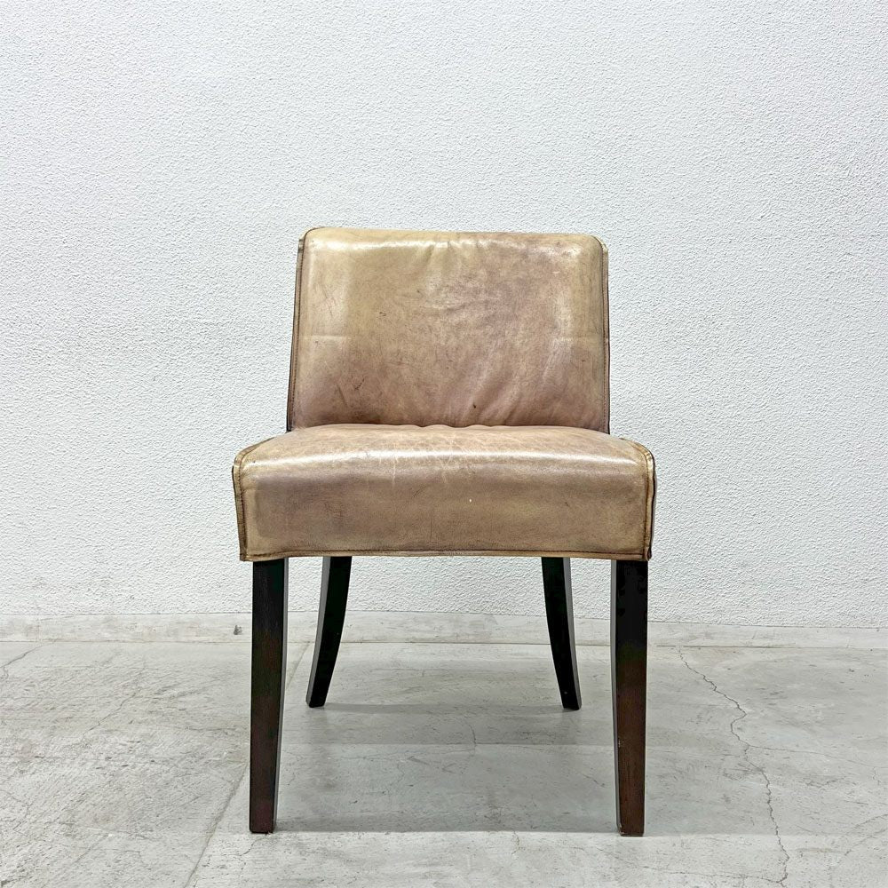 ダルトン DULTON ランディーチェア Randy Chair 本革 レザー ラウンジチェア アームチェア ビンテージスタイル Ｂ 〓