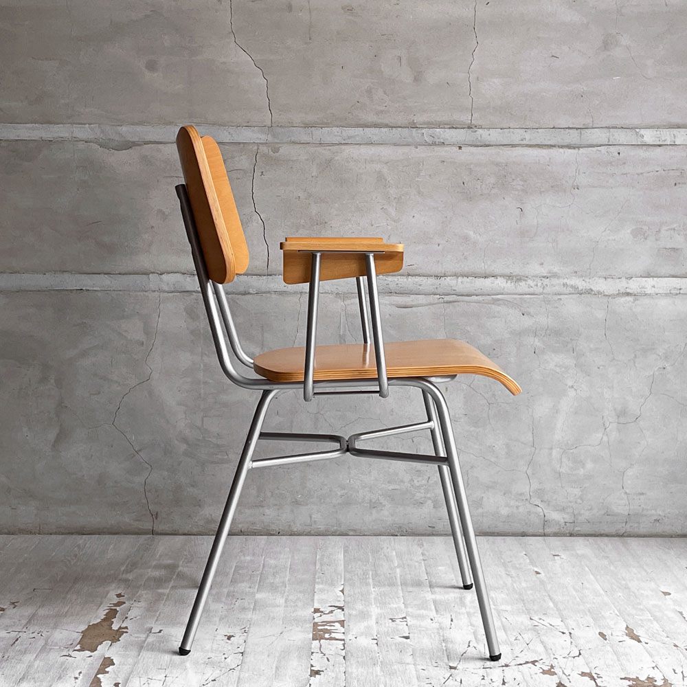 ウニコ unico グリフ GRIFU ダイニングチェア アームチェア ビーチ材 プライウッド スチール ミッドセンチュリーデザイン ♪
