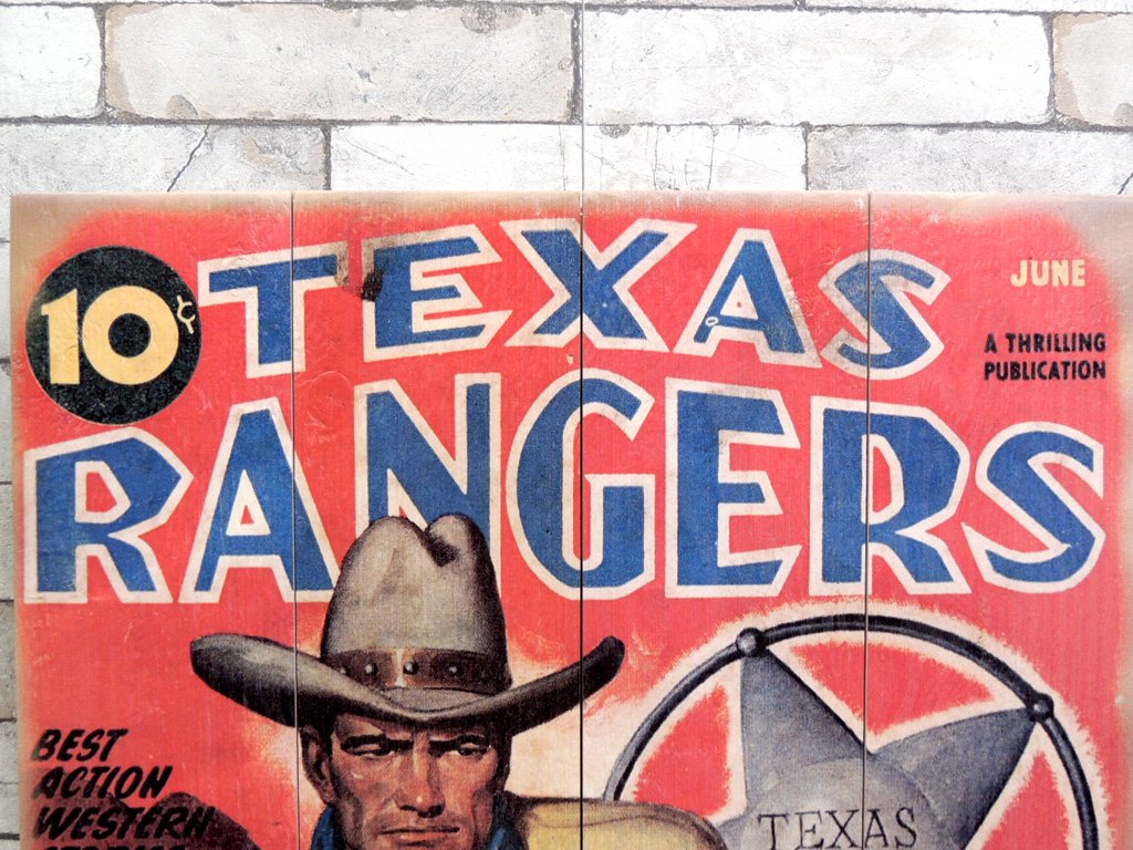 テキサスレンジャーズ TEXAS RANGERS ウッドパネル ウォールデコ 壁掛け パイン材 アメリカ製 ●