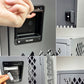 ULINE社 Ventilated Single Tier Lockers スチール製メッシュ ロッカー ティアロッカー 1人用 US ガレージ インダストリアルデザイン D ●