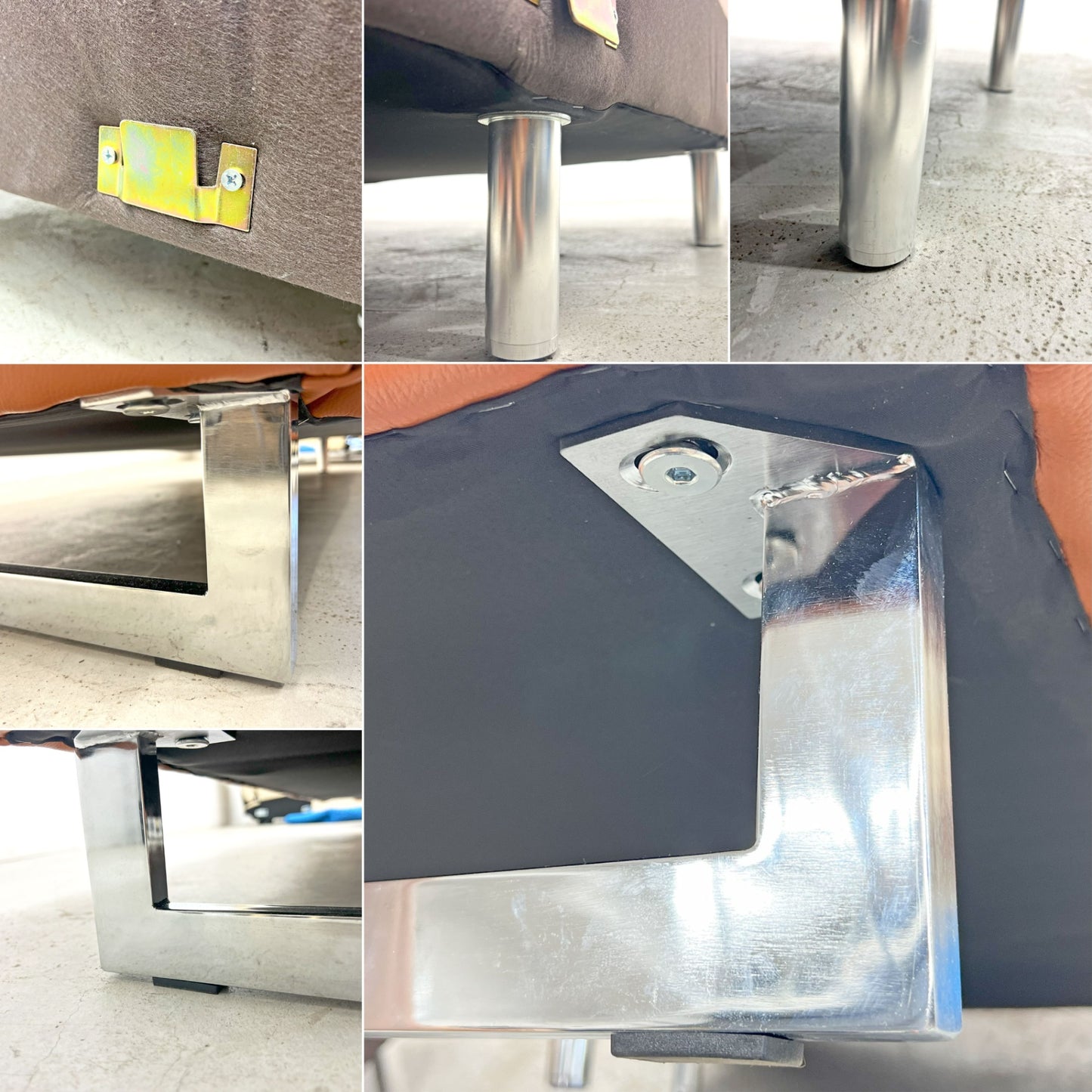 IDC大塚家具 OTSUKA  L/S 37 カウチソファ レザー W254cm 廃番 参考定価￥299,000 〓