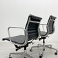 ハーマンミラー Herman Miller イームズアルミナムグループチェア マネージメントチェア アルミバフベース ガス圧昇降仕様 5本脚キャスタータイプ 本革 イームズ B 〓