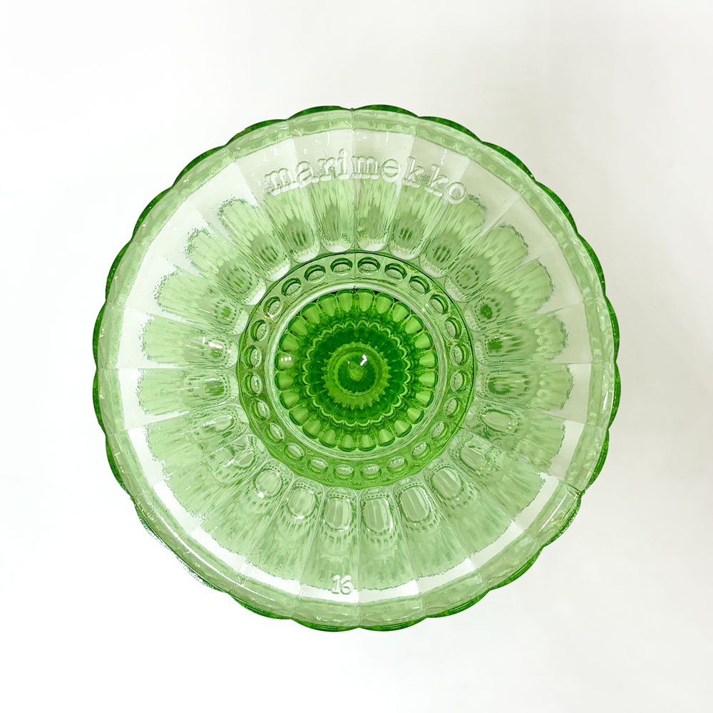 イッタラ iittala マリメッコ marimekko マリスコーリ Mariskooli マリボウル アップルグリーン Lサイズ H15cm 北欧食器 ●