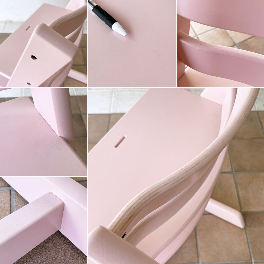 ストッケ STOKKE トリップトラップ TRIPP TRAPP ベビーチェア キッズチェア S/N5～ セレーヌピンク ノルウェー 北欧家具 ◇