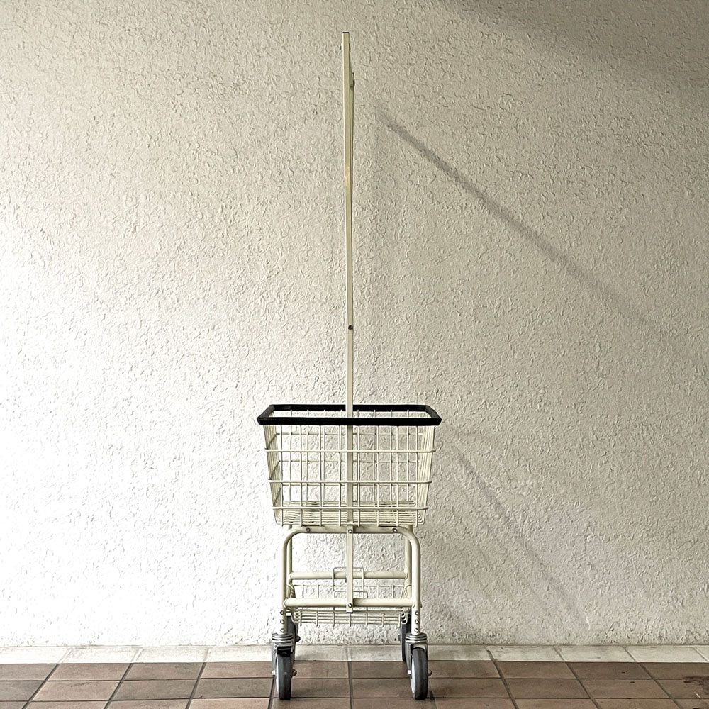 ダルトン DULTON ランドリー カート ウィズ ポール ラック LAUNDRY CART WITH POLE RACK インダストリアルデザイン 定価36,300円 ◇