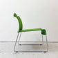 ヴィトラ Vitra ソフトシムチェア Soft Sim chair ラウンジチェア スタッキングチェア 3Dニット素材 × スチールフレーム グリーン ジャスパーモリソン ●