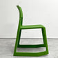 ヴィトラ Vitra ティプトン Tip Ton ワークチェア ダイニングチェア デスクチェア グリーン スタッキング チルト機能 定価￥40.700- ●