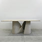 ベティコボンプエ Betty Cobonpue スカルプチャー ダイニングテーブル Scultura DINING TABLE 天然石天板 ラタン脚 モビリア取り扱い 80年代 〓