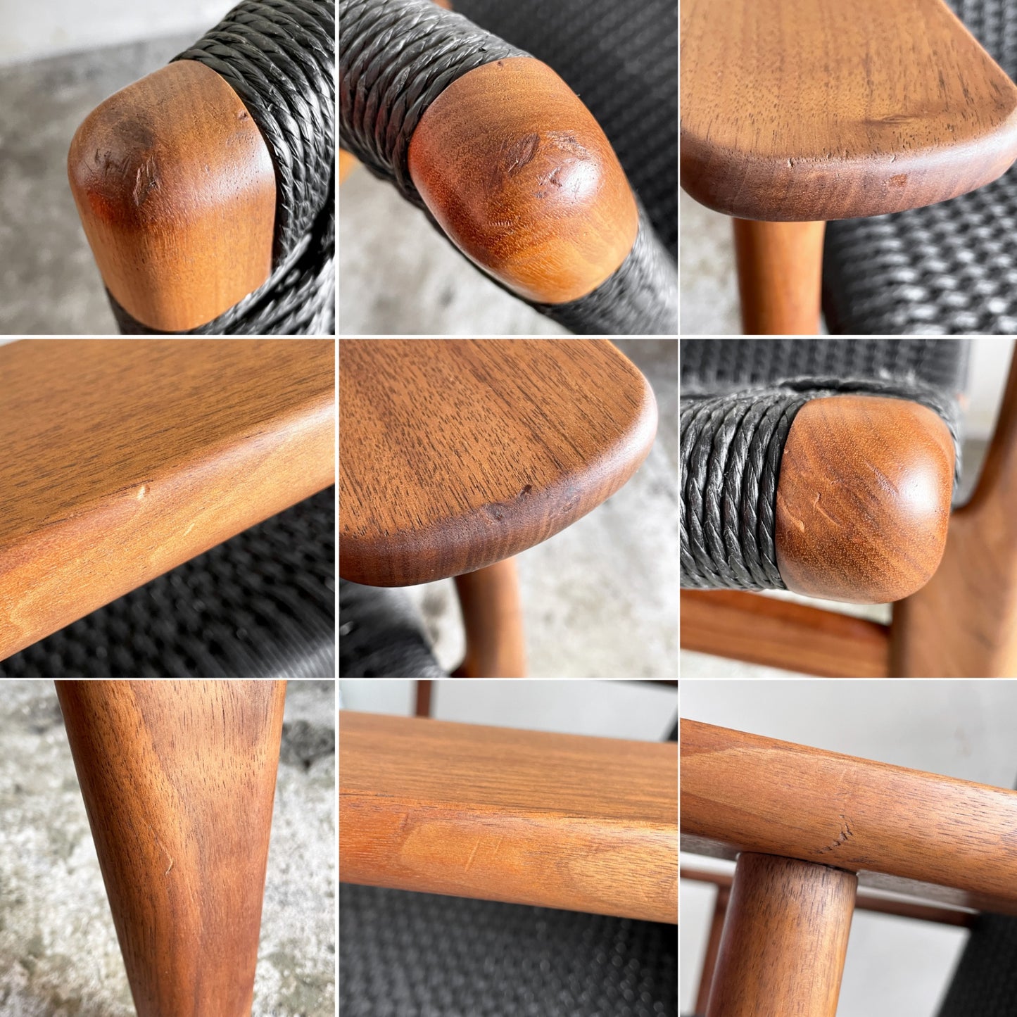 カールハンセン＆サン Carl Hansen & Son CH25 イージーチェア ラウンジチェア ウォールナット材 ブラックペーパーコード ハンス・J・ウェグナー デンマーク 北欧家具 ■