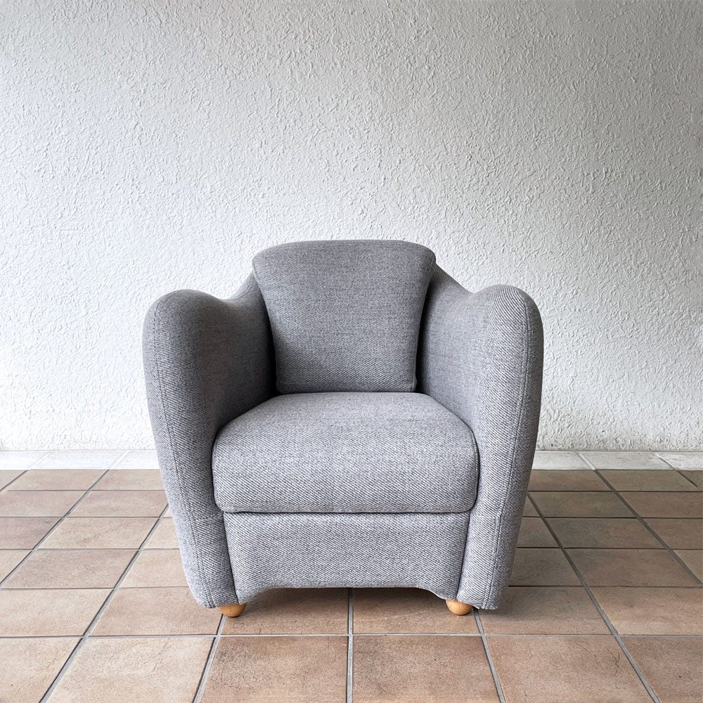 イデー IDEE ミニミラーアームチェア MINI MILLER ARM CHAIR パーソナルチェア シングルソファ ファブリック 定価\54,900- ◇