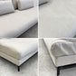 リラックスフォーム RELAXFORM グラシエーロ GLACIERO 3人掛けソファ W188cm プライムレザーテックス プラチナグレー 関家具 定価￥113,000- C 〓