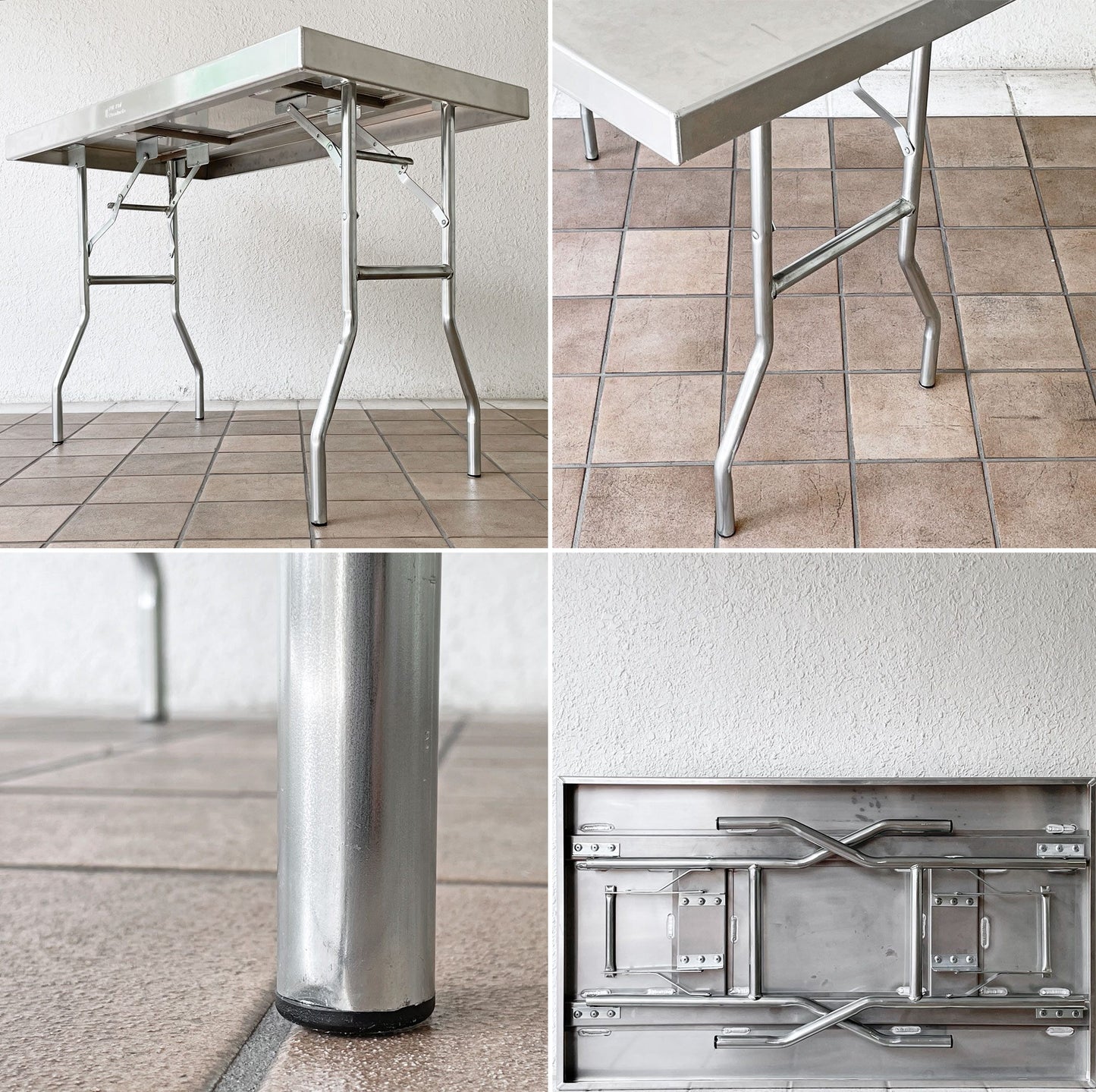 ピットパル PIT PAL アルミ ワークテーブル ALUMINIUM WORK TABLE Sサイズ ワークデスク w106cm インダストリアル パシフィックファニチャーサービス取扱 ◇