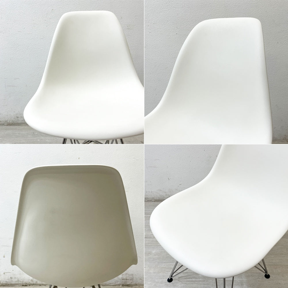ハーマンミラー Herman Miller サイドシェルチェア ポリプロピレン製 エッフェルベース ホワイト C&R イームズ ミッドセンチュリー A ●