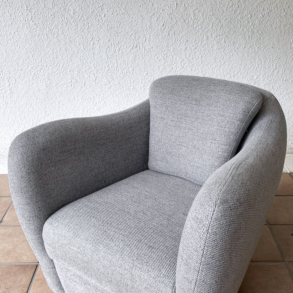 イデー IDEE ミニミラーアームチェア MINI MILLER ARM CHAIR パーソナルチェア シングルソファ ファブリック 定価\54,900- ◇