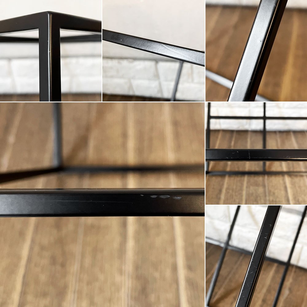 ヘイ HAY トレイテーブル Tray Table S サイドテーブル ブラック スクエア W30cm デンマーク 北欧家具 定価￥38,500- ◎
