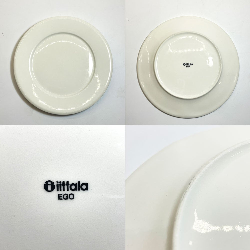 イッタラ iittala エゴ Ego コーヒーカップ＆ソーサー C&S ホワイト ステファン・リンドフォース Stefan Lindfors フィンランド 北欧食器 廃盤 ★