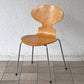 フリッツハンセン Fritz Hansen アントチェア 4本脚 ナチュラルビーチ ラッカー アルネ・ヤコブセン 北欧家具 D ◇
