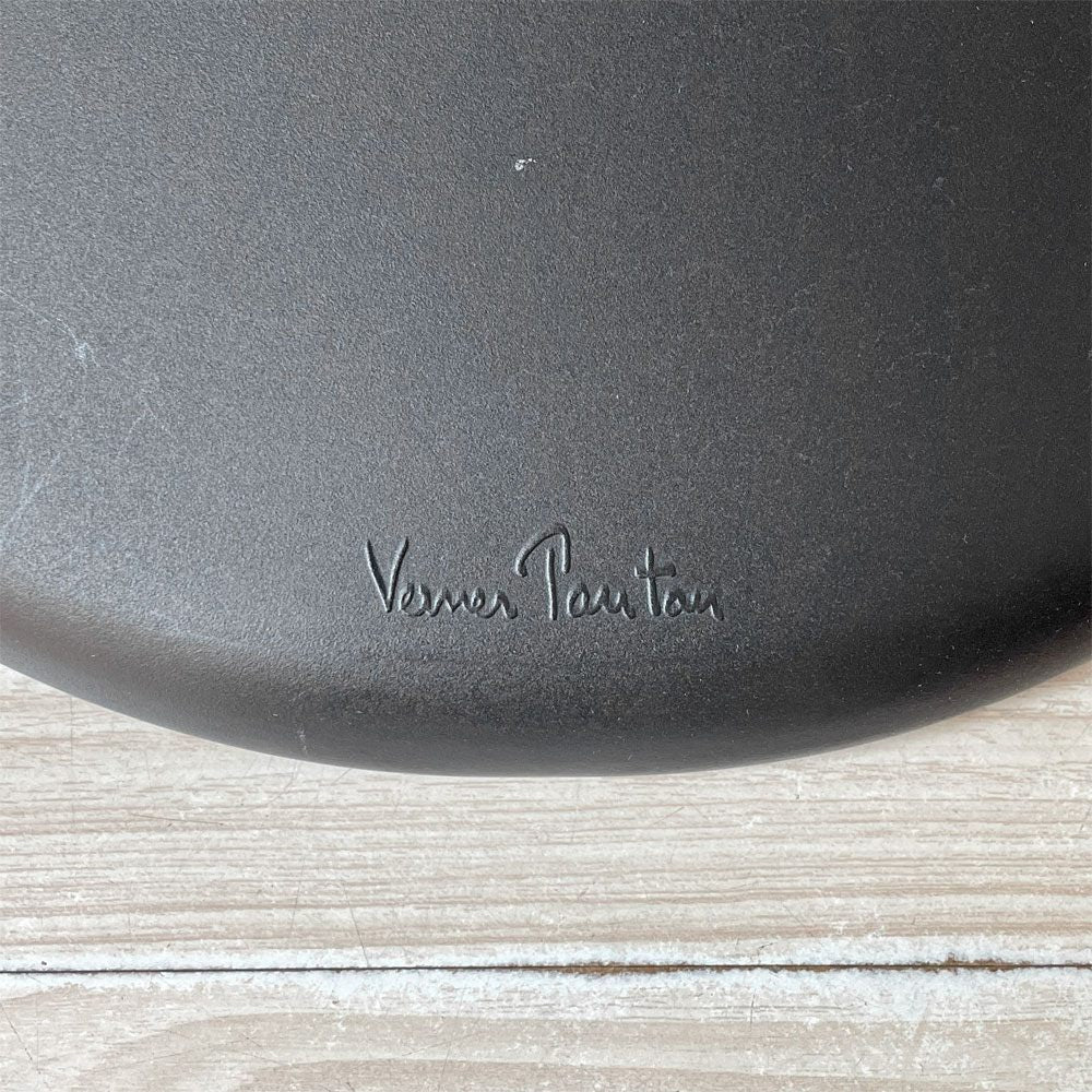 ヴィトラ vitra パントンチェア ダイニングチェア スタッキングチェア ヴェルナー・パントン Panton ミッドセンチュリー スペースエイジ ブラック ★