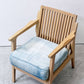 ダブルティー WTW アペルト チェア APERTO CHAIR NT アームチェア ラウンジチェア 1Pソファ アッシュ材 デニム地 西海岸 ウエストコースト ●