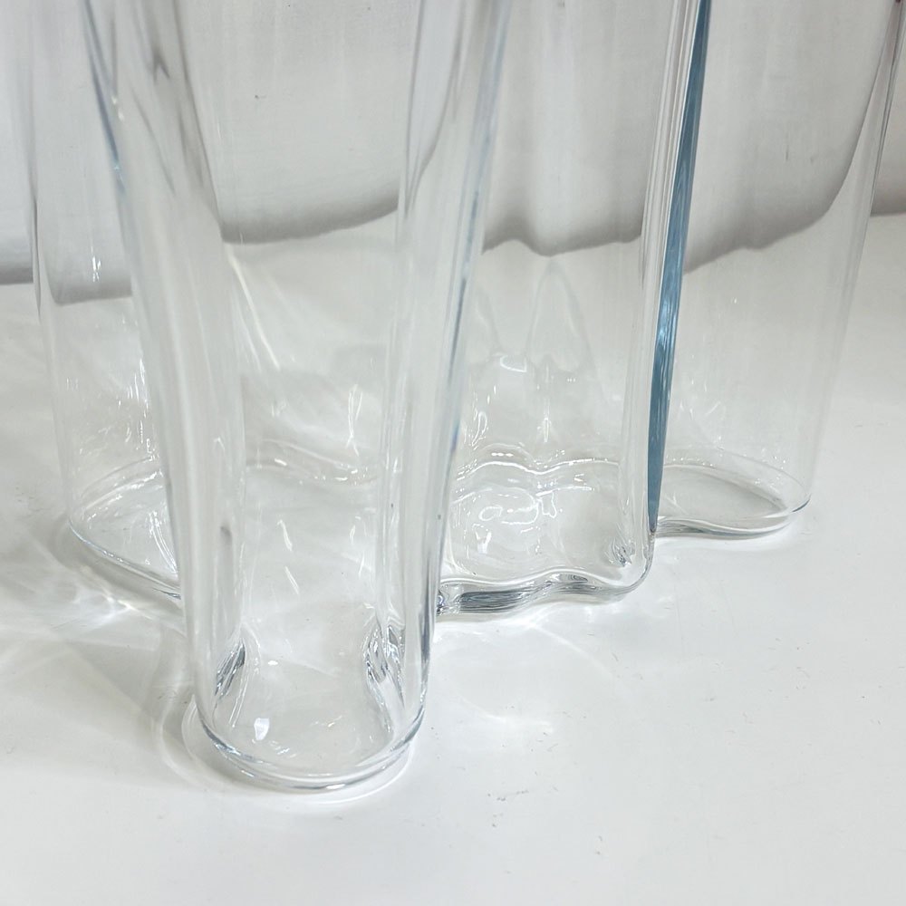イッタラ iittala アルヴァ アアルト コレクション Alvar Aalto Collection ベース フラワーベース 花瓶 クリア H16cm フィンランド 北欧雑貨 ●