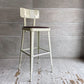 ダルトン DULTON スタンダードバーチェア Standard bar chair ハイチェア アイボリー スチール×ファブリック USビンテージスタイル 座面張替え済 参考定価¥28,600- B♪