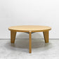 ヴィトラ vitra ゲリドン バ Gueridon Bas コーヒーテーブル ローテーブル オーク材 スチール 直径80cm ジャン・プルーヴェ 2013年製 定価350,900- ●