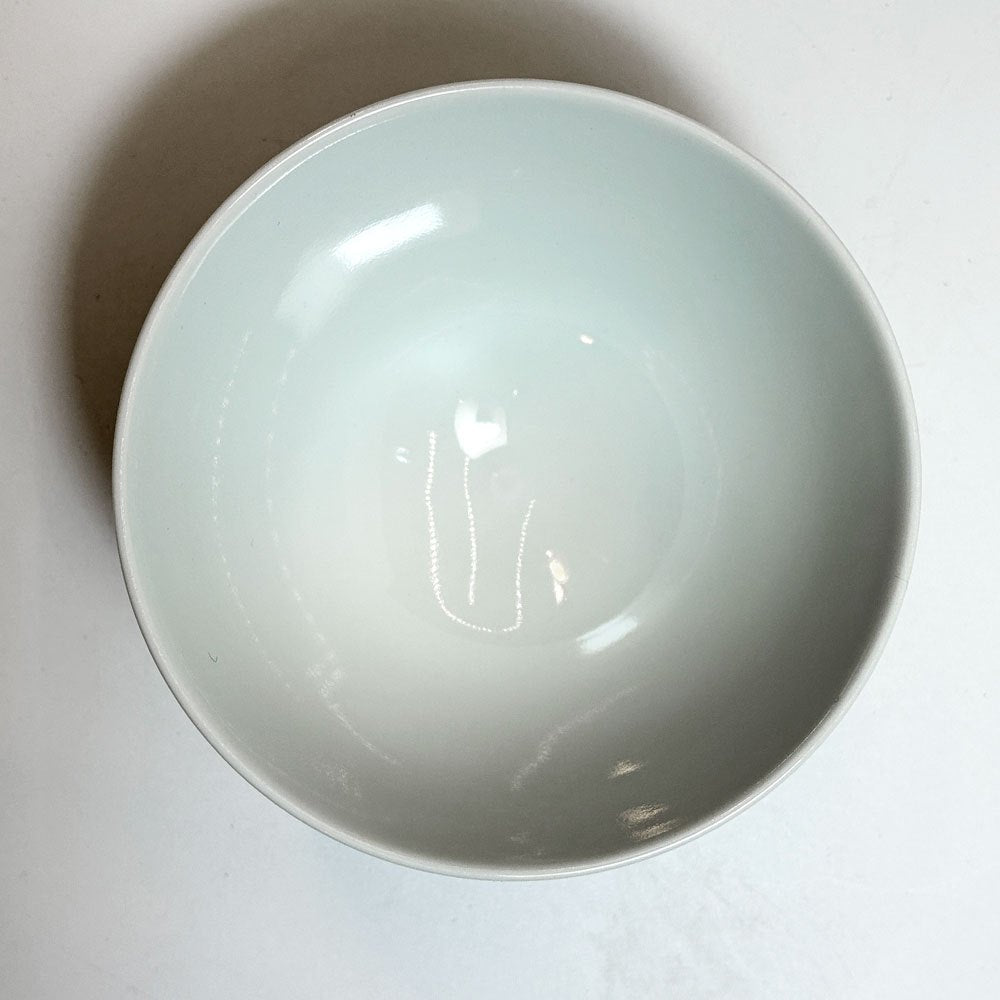 一保堂茶舗 湯呑茶碗 5客セット W8 × H4.5 cm お茶碗 白磁 碗型 ★