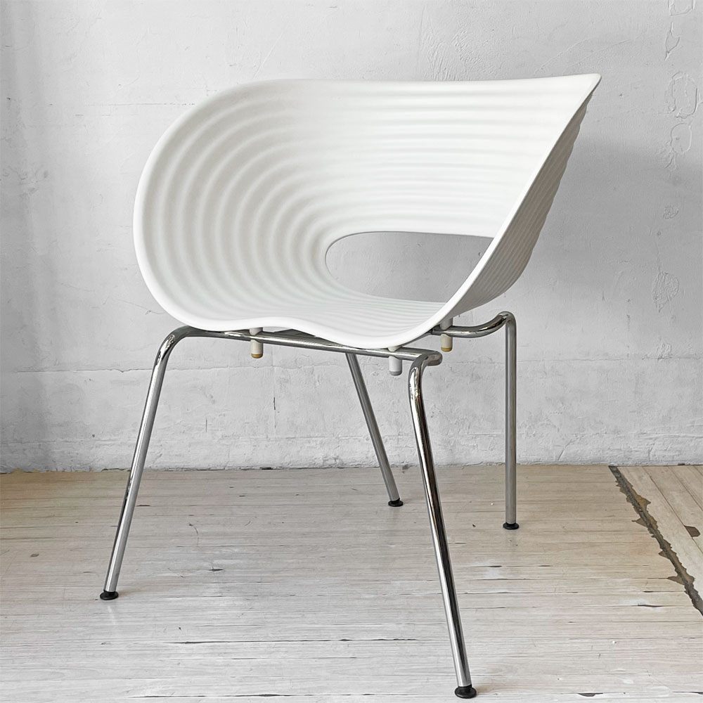 ヴィトラ vitra トムバック Tom Vac ダイニングチェア ロン・アラッド Ron Arad スタッキング ホワイト 廃番 ★