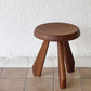 カッシーナ Cassina 523 メリベル スツール TABOURET MERIBEL アメリカンウォールナット シャルロット・ペリアン H38.5cm 定価217,800円 ◇