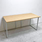 ビスレー BISLEY デスクプラン DESK PLAN Lフット ワーキングテーブル デスク オーク メラミン天板 スチール脚 W150cm イギリス ●
