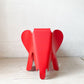 ヴィトラ Vitra イームズ エレファント Eames Elephant チェア スツール クラシックレッド ポリプロピレン 店舗什器 廃盤カラー ★