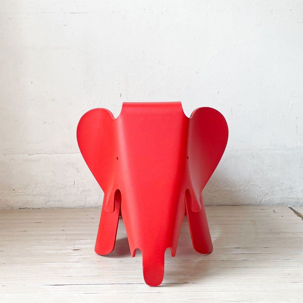 ヴィトラ Vitra イームズ エレファント Eames Elephant チェア スツール クラシックレッド ポリプロピレン 店舗什器 廃盤カラー ★