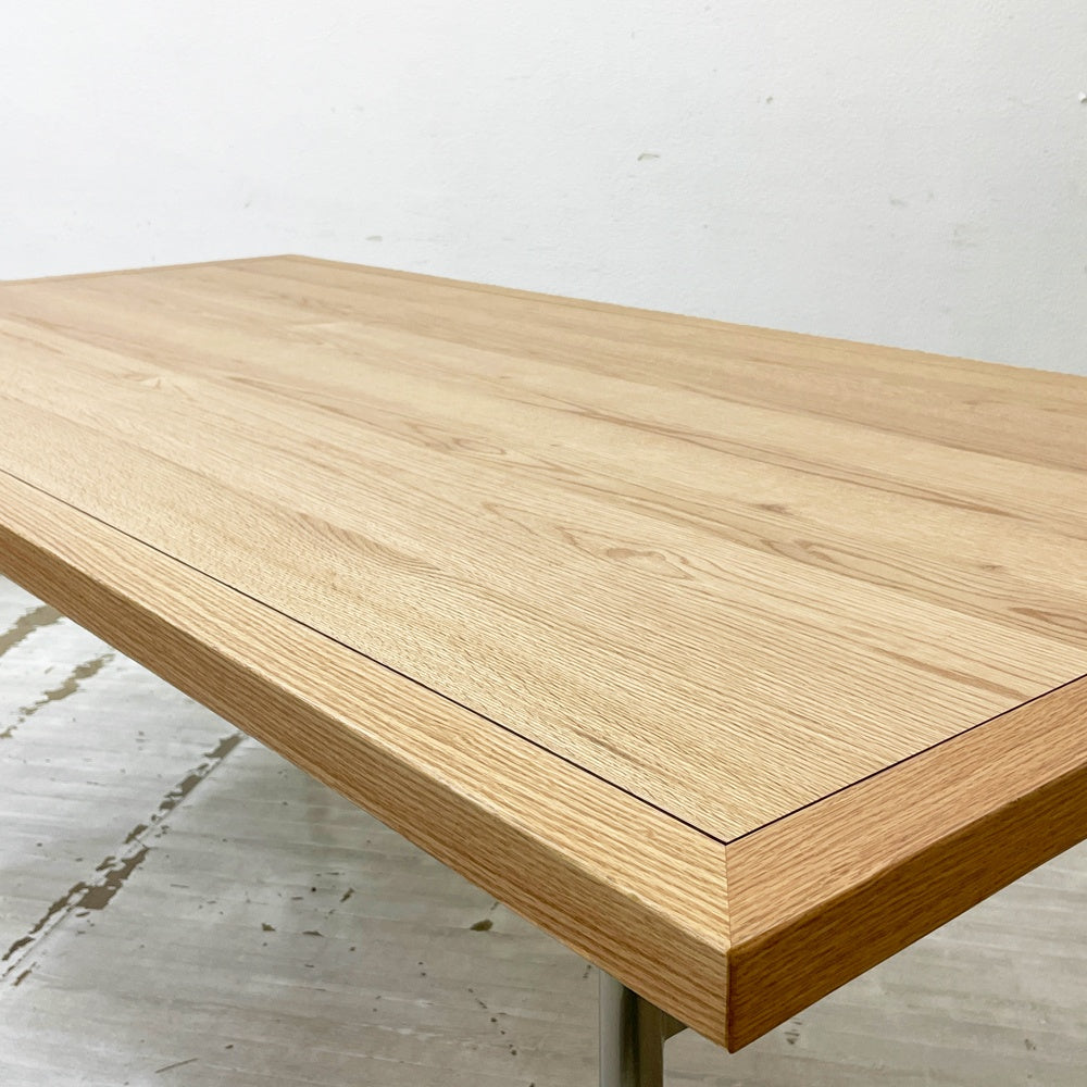ノーウェアライクホーム NOWHERE LIKE HOME キスト KYST ダイニングテーブル オーク無垢材×ステンレス 北欧スタイル W180cm 関家具 展示未使用品 ●