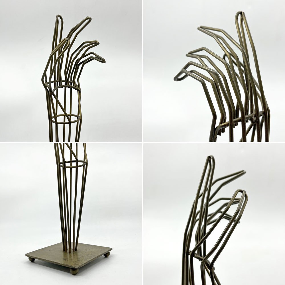 セブンコンチネンツ SEVEN CONTINENTS ENTERPRISES INC. ハンドトルソー ワイヤー オブジェ 店舗什器 カナダ B ●