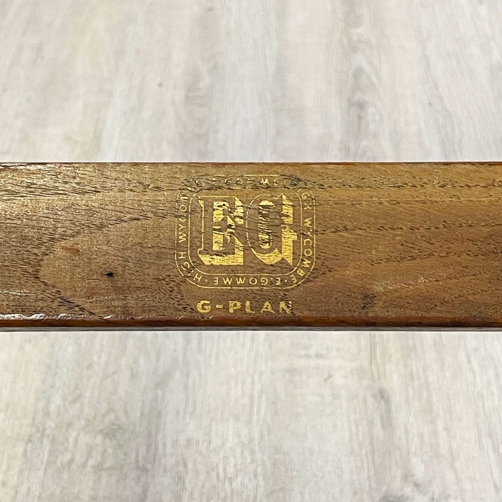 エベネゼル・グーム Ebenezer Gomme ジープラン G-PLAN ブランドン Brandon B630 ダイニングチェア オーク材 ミッドセンチュリー UKビンテージ 座面張替え済み 希少 B ●
