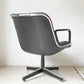 ノル Knoll ポロックチェア Pollock Chair エグゼクティブチェア デスクチェア 4本脚 グライズ仕様 レザー 本革 チャールズ・ポロック Charles Pollock ビンテージ ★